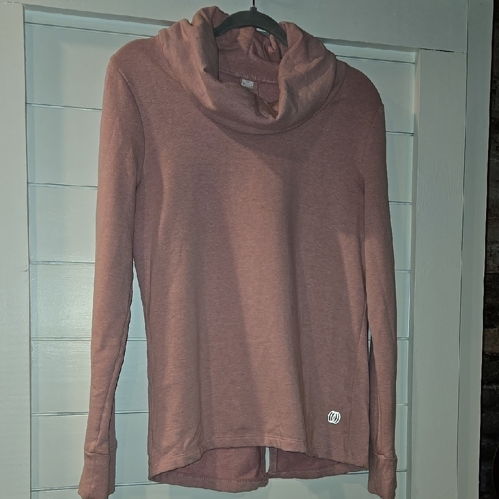 Women's Cozy Cowl Neck Sweater - Mauve